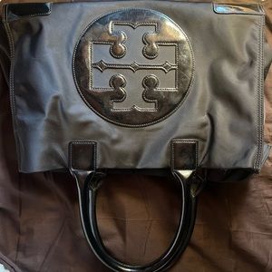 Tory Burch Ella Patent Nylon Tote Bag